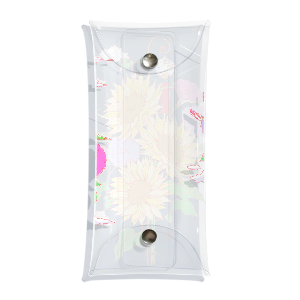 Aya Tagawaの八月のお花盛り沢山 Clear Multipurpose Case