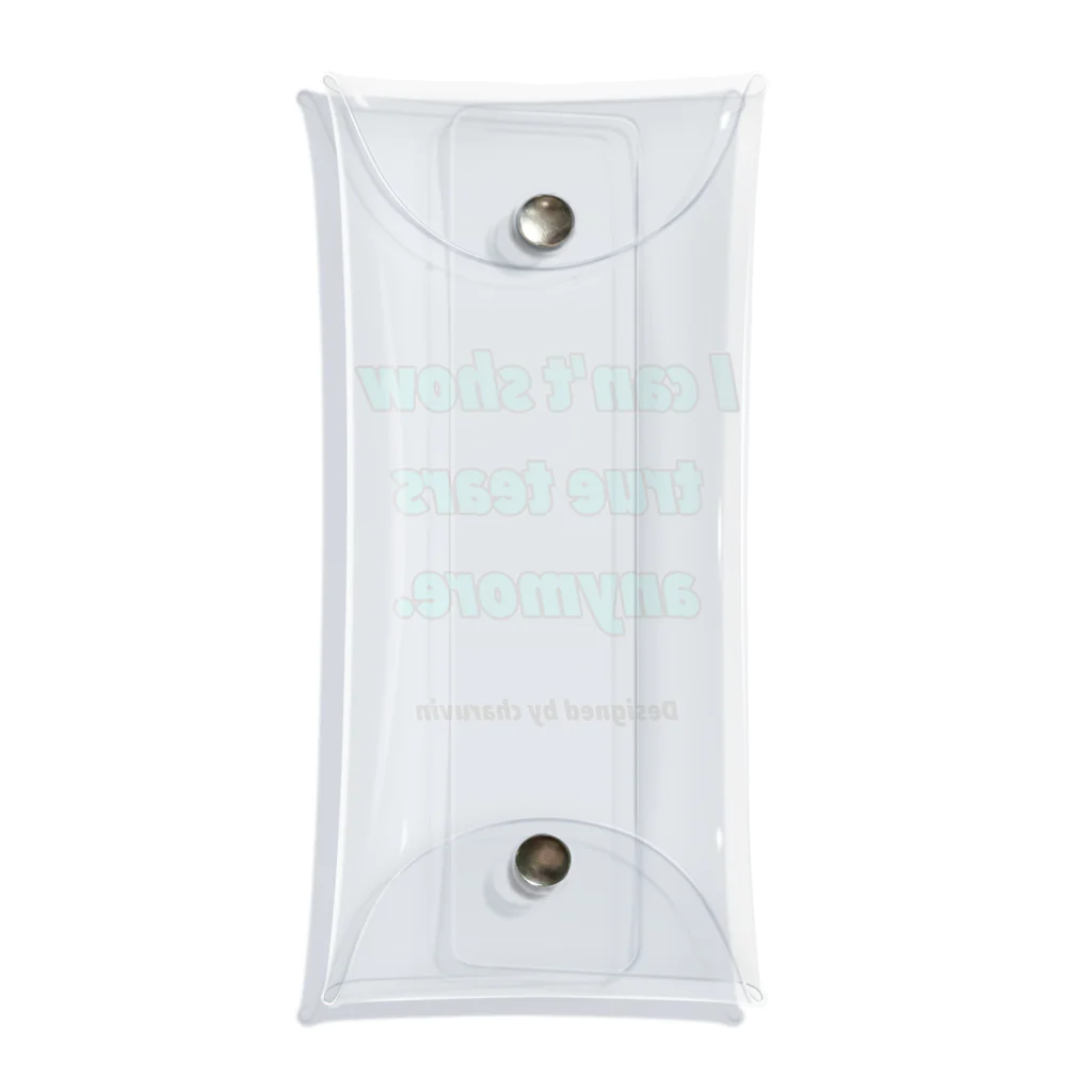 charuvinのI can't show true tears anymore. Clear Multipurpose Case