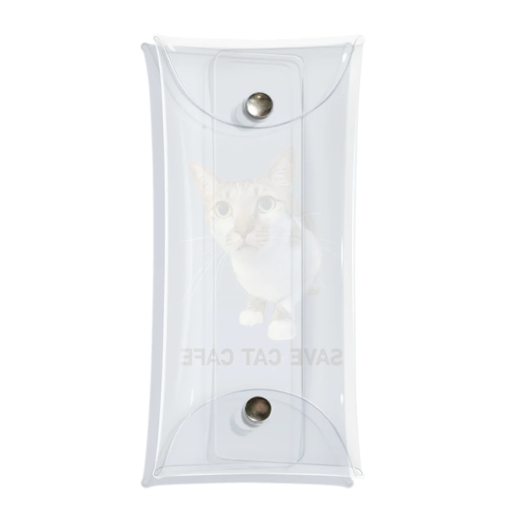 SAVE CAT CAFEのアントニオ Clear Multipurpose Case