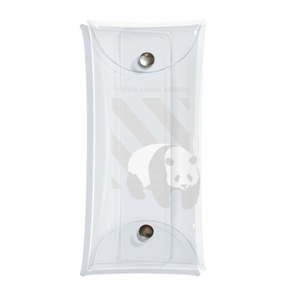 PANDA panda LIFE***の飛び出すパンダ　ストライプ Clear Multipurpose Case