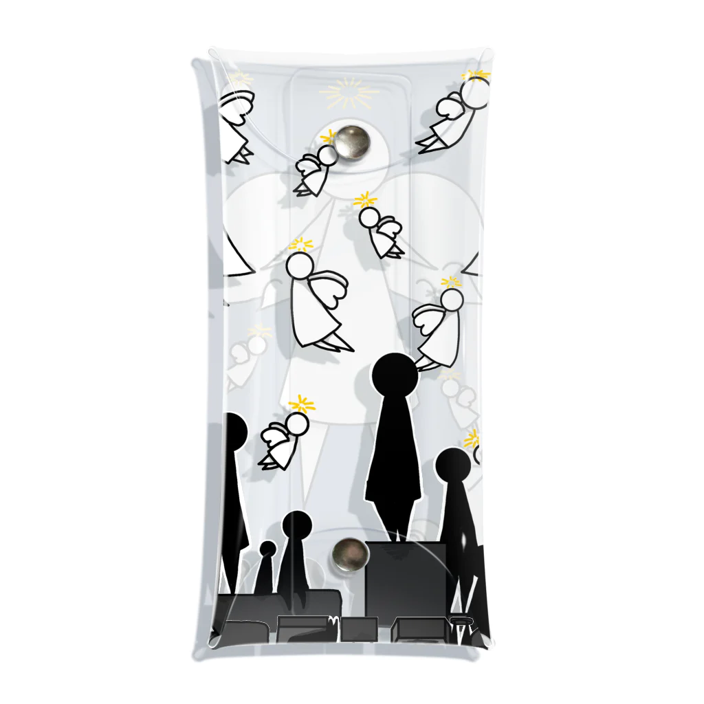 トリさんの休日の天使を眺めるトリさん Clear Multipurpose Case