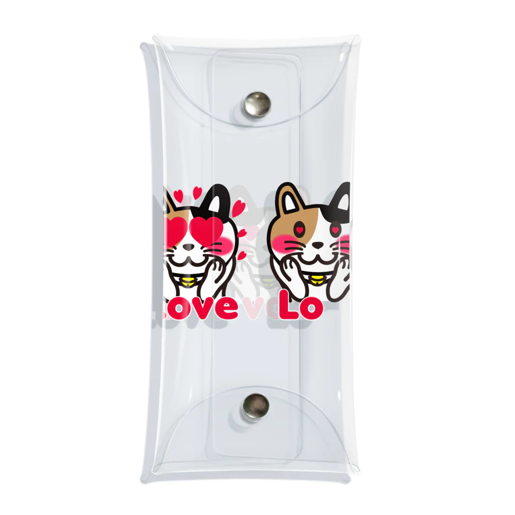 キッズモード某のねこLove Clear Multipurpose Case