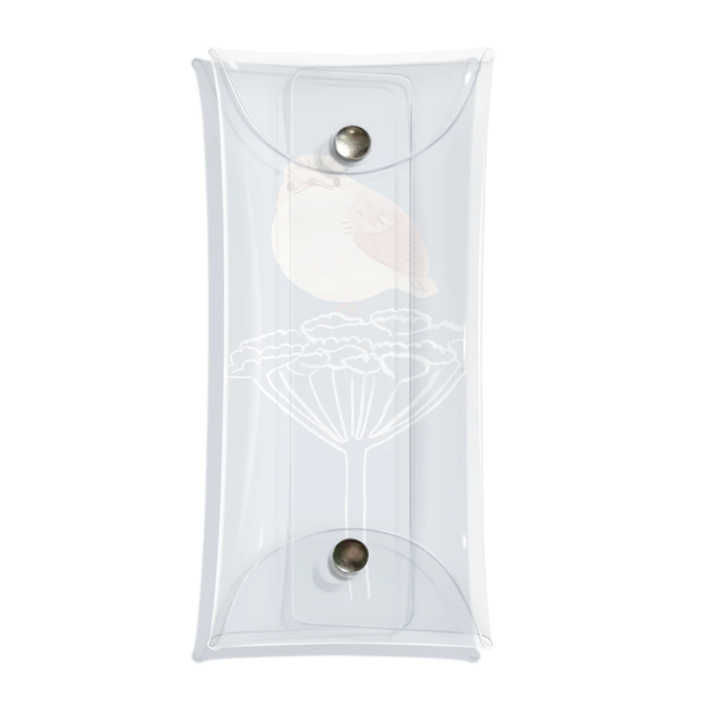 piro piro piccoloのノビタキのヒナヒナ(white) Clear Multipurpose Case