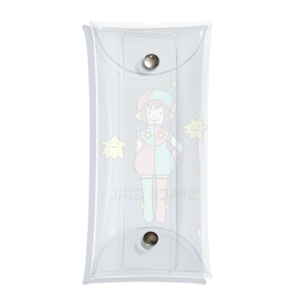 HaRuMiTiのspace girl Clear Multipurpose Case