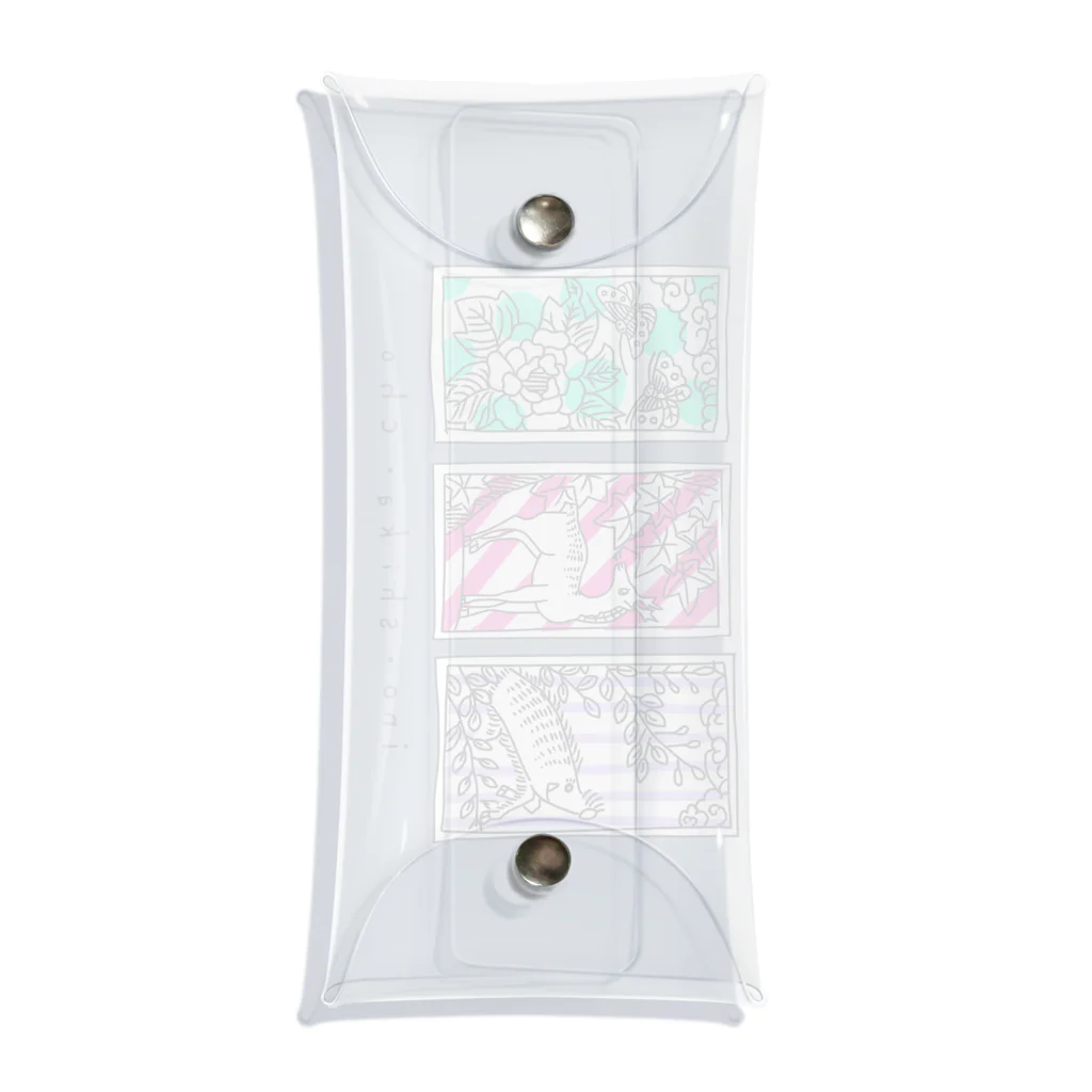 メグミックスのhanafuda  Clear Multipurpose Case