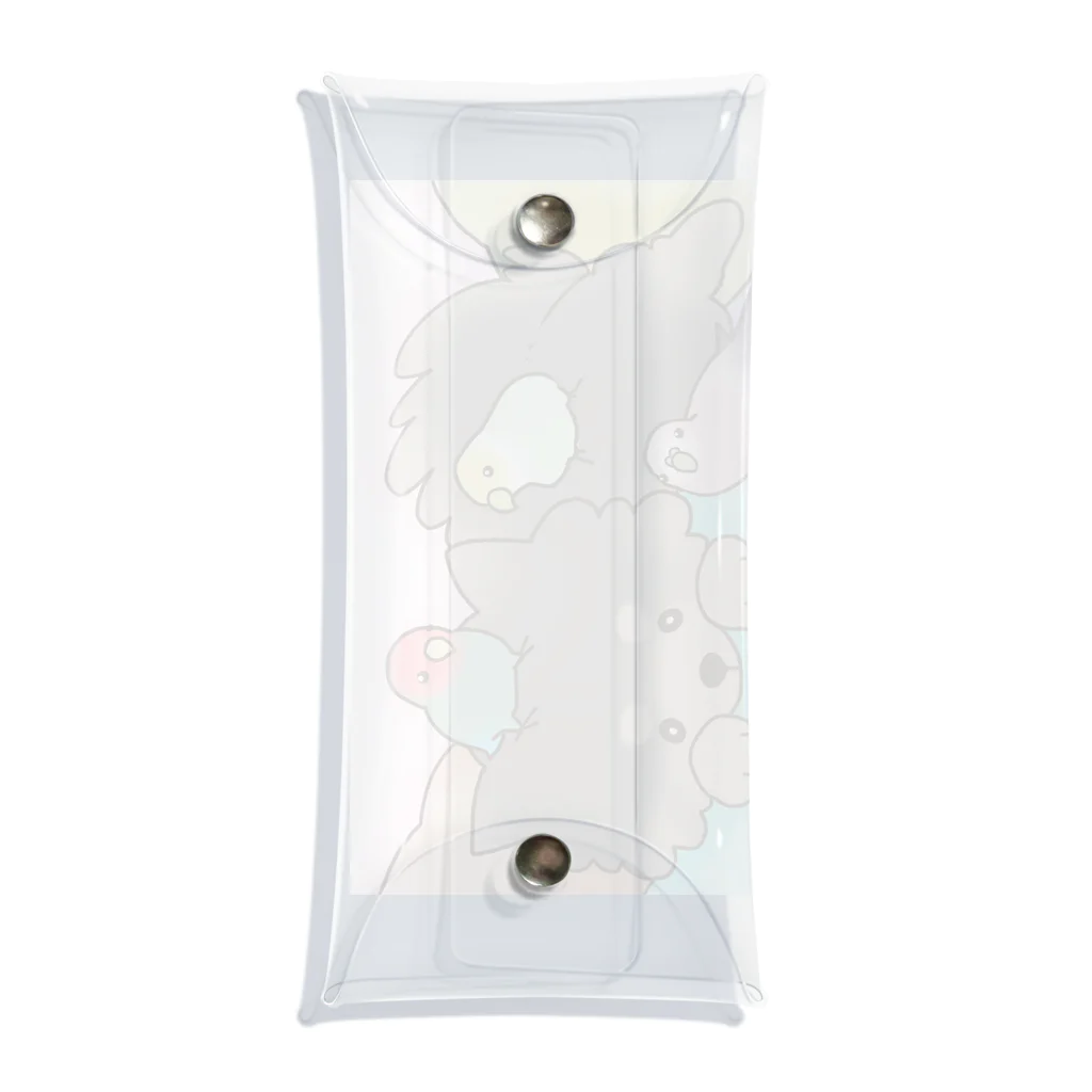 佐藤家アニマルグッズショップの佐藤家アニマル集合クリアマルチケース Clear Multipurpose Case