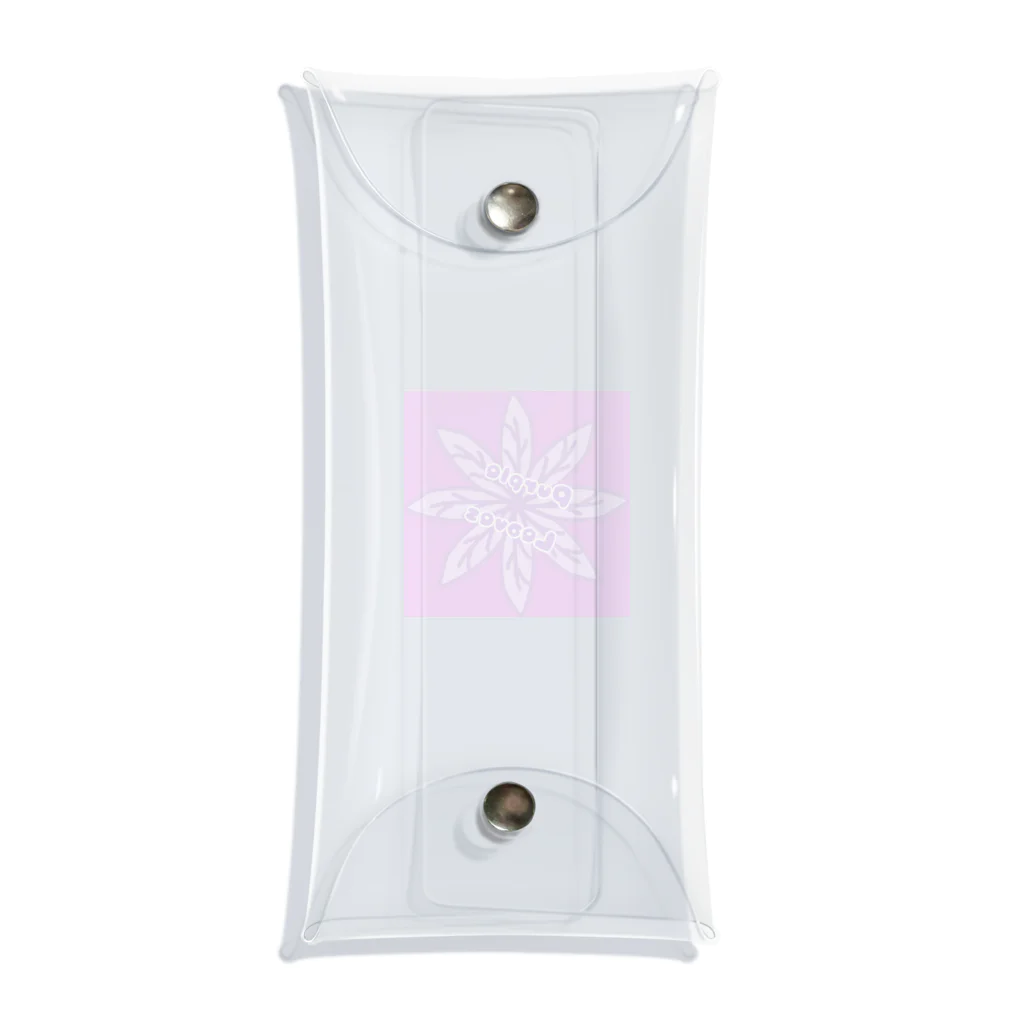 HAKOCHINのPurple Leaves Clear Multipurpose Case