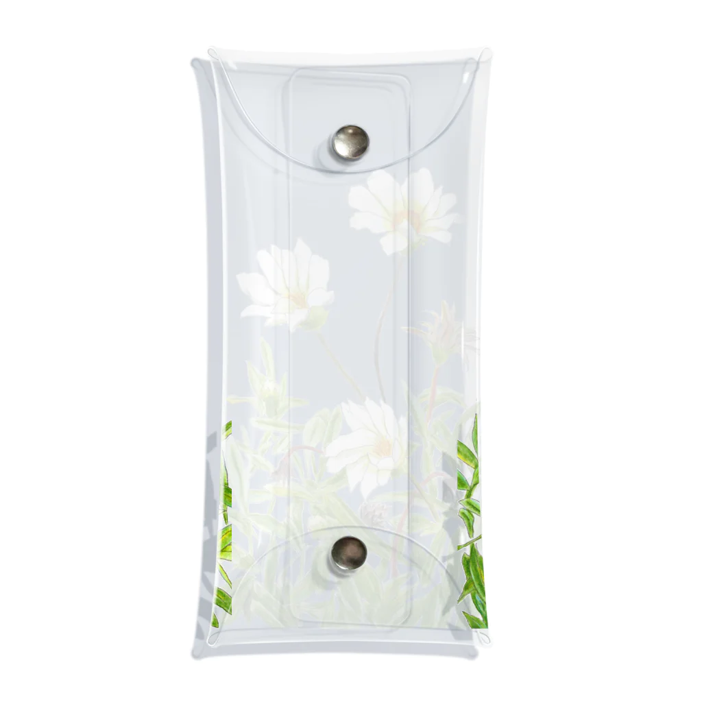 気ままに創作　よろず堂の花咲く小径①いろどり Clear Multipurpose Case