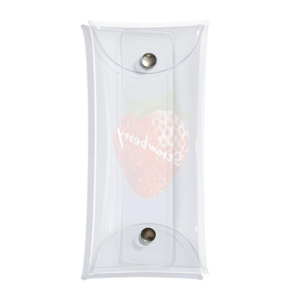 FREEHANDMARCHのStrawberry (いちご)  Clear Multipurpose Case