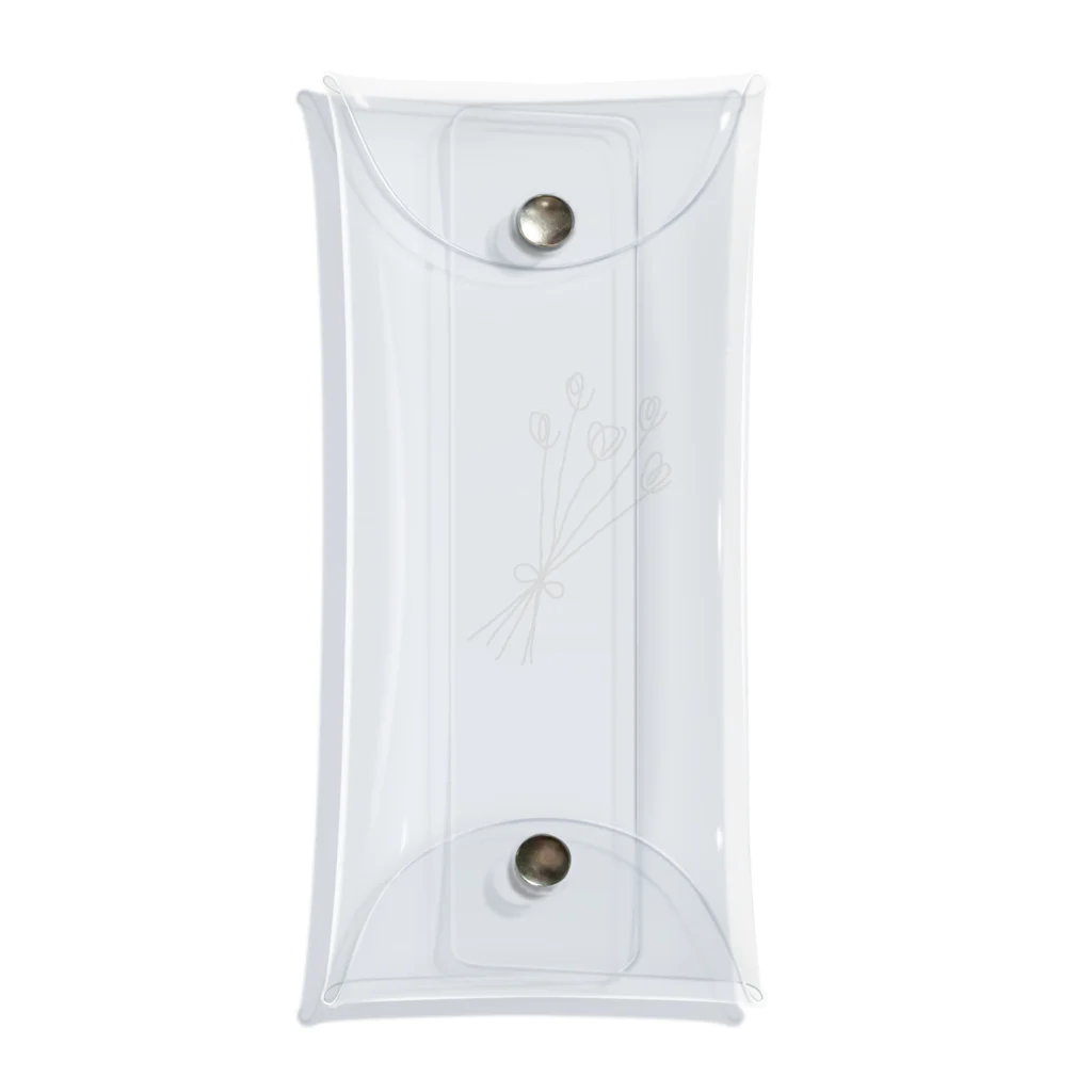 sakura12710のsimple flower Clear Multipurpose Case