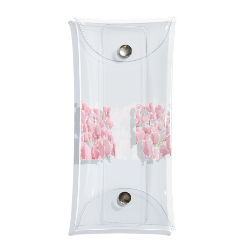 rilybiiのTulip field pink Clear Multipurpose Case