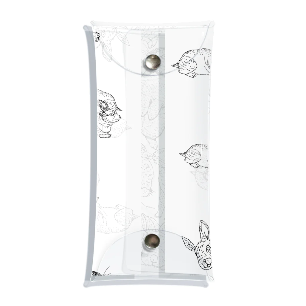 megumiillustrationの真昼のうさぎ Clear Multipurpose Case