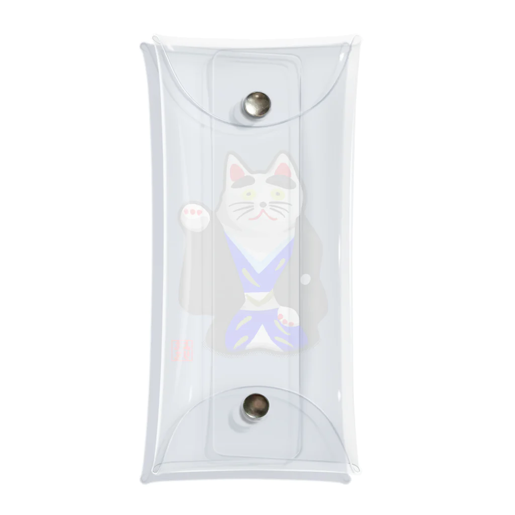 ももよりの初辰猫 Clear Multipurpose Case