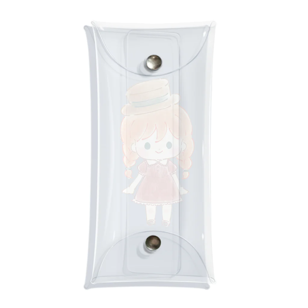 ててみゅの赤毛の子 Clear Multipurpose Case