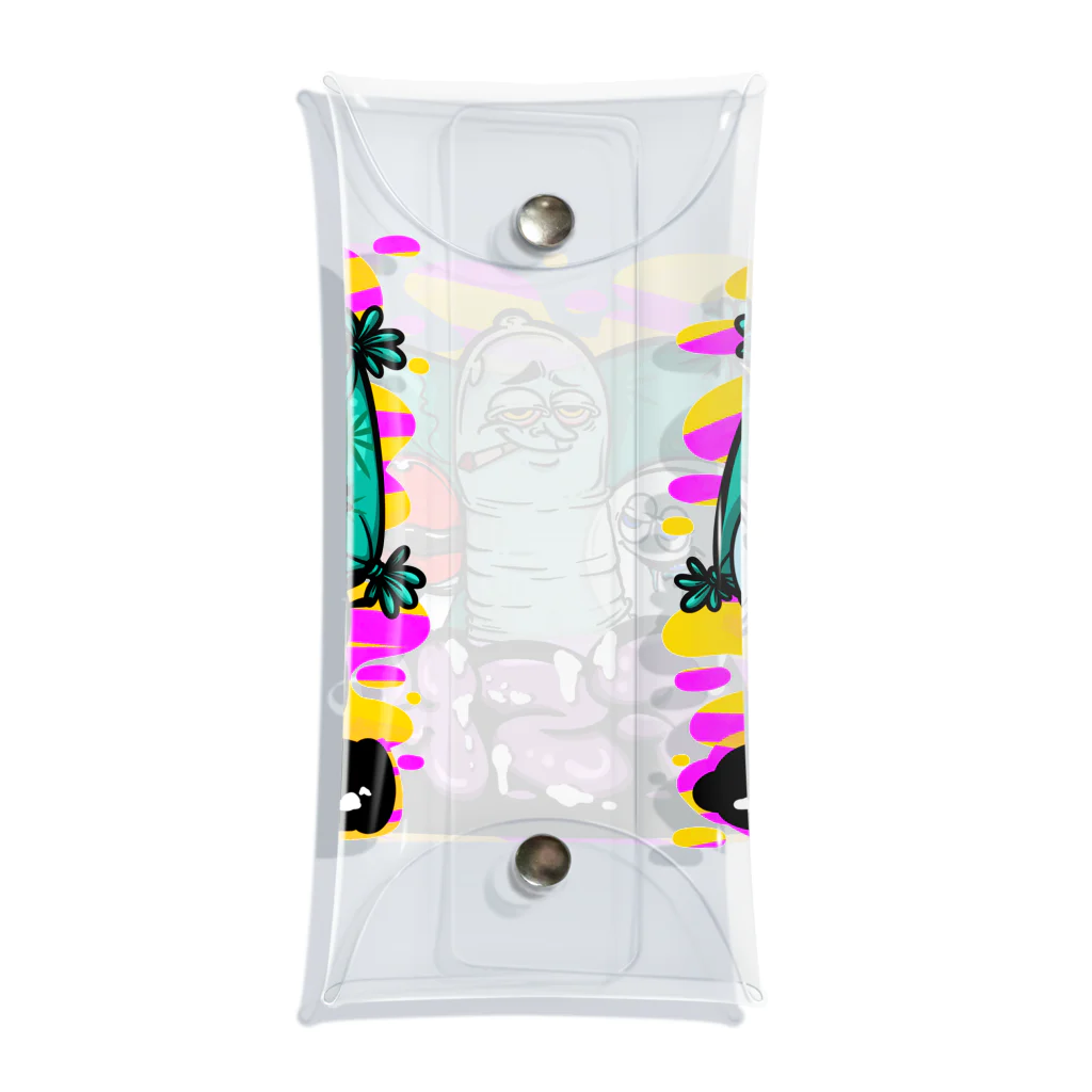 F.S.M.のF.S.M. Graffiti stuff Clear Multipurpose Case