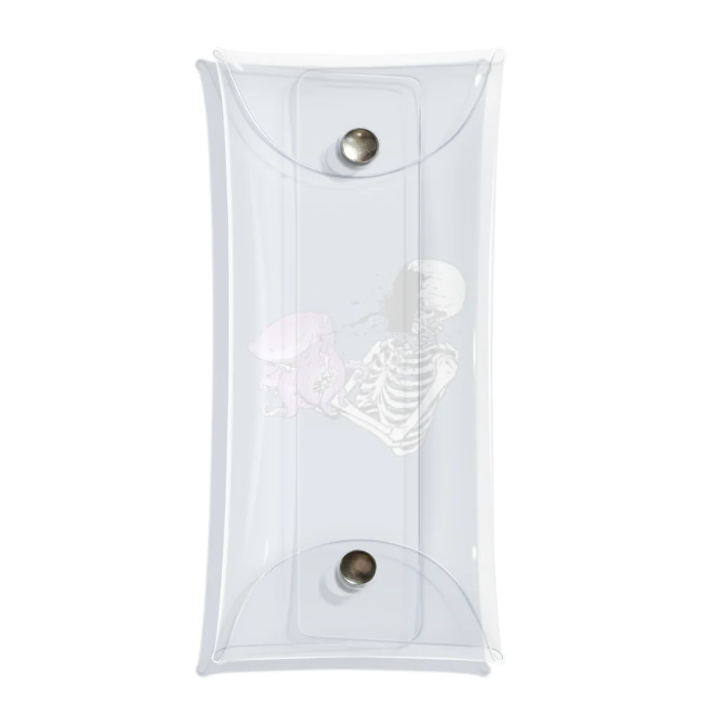 骨のスタンプの骨のスタンプ Clear Multipurpose Case