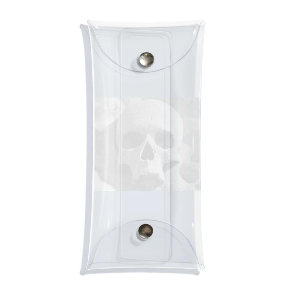 youhei-houjouのthe  skull Clear Multipurpose Case