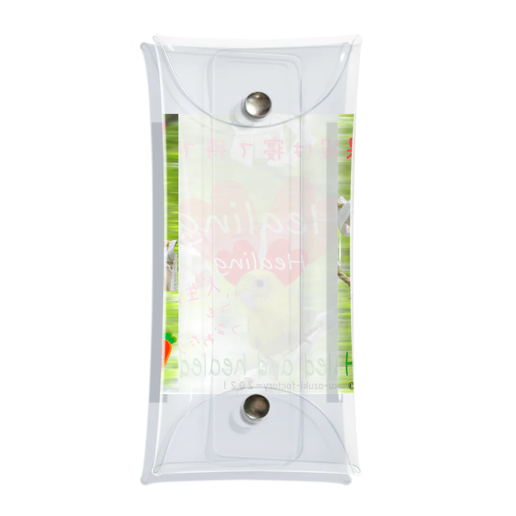 にんにく小豆製作場  のとりさんの神だのみ（tori-2) Clear Multipurpose Case