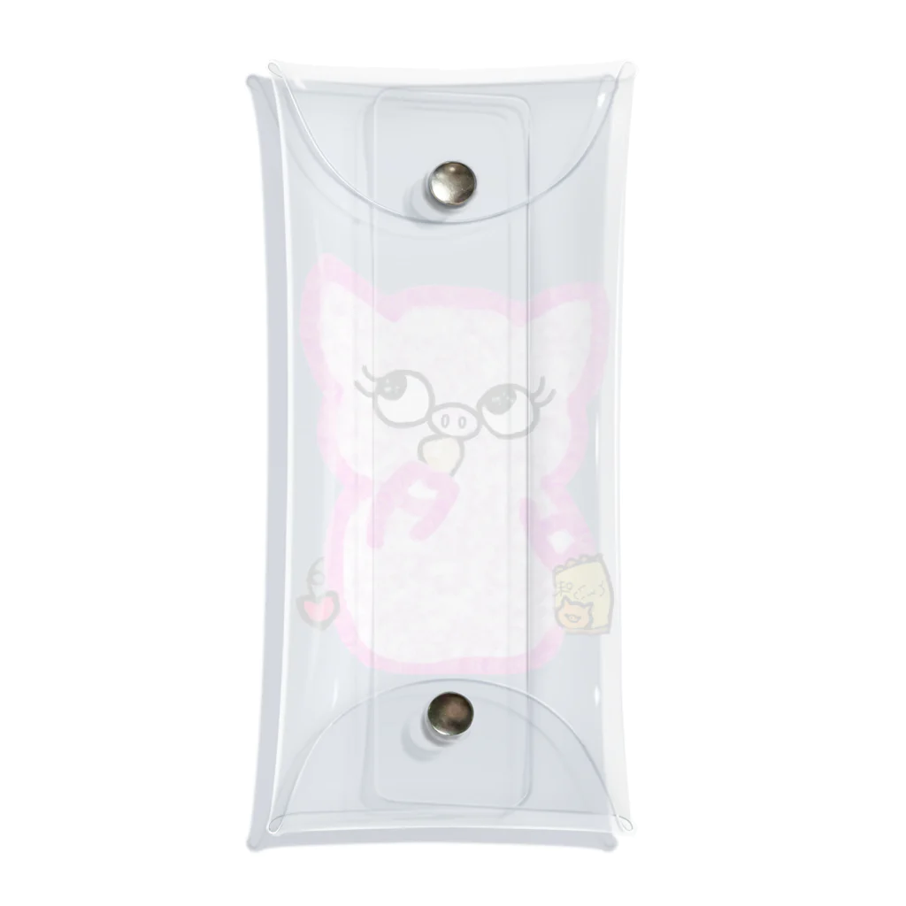 ぶたさんHOUSEの乙女な豚ちゃん Clear Multipurpose Case