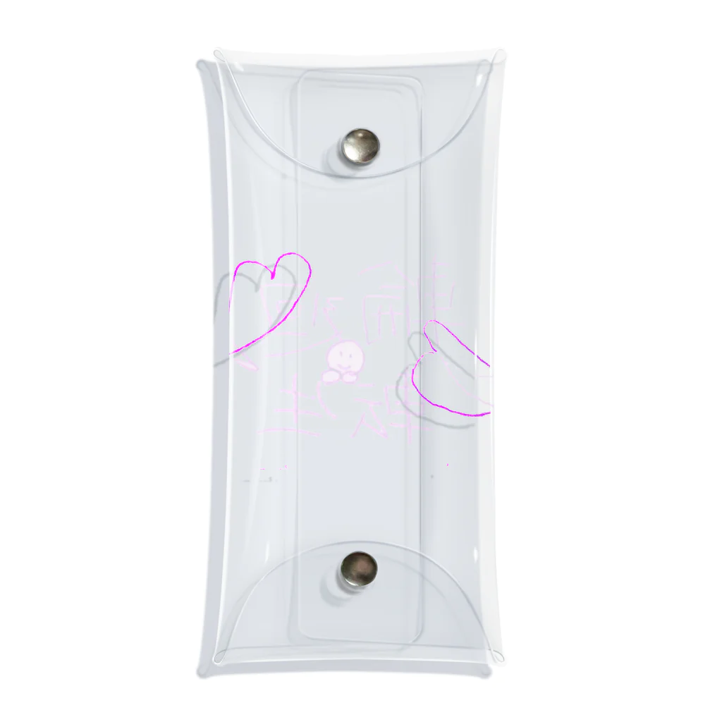 rinmama-426rinneの輪廻転生りんちゃん公式アイテム Clear Multipurpose Case