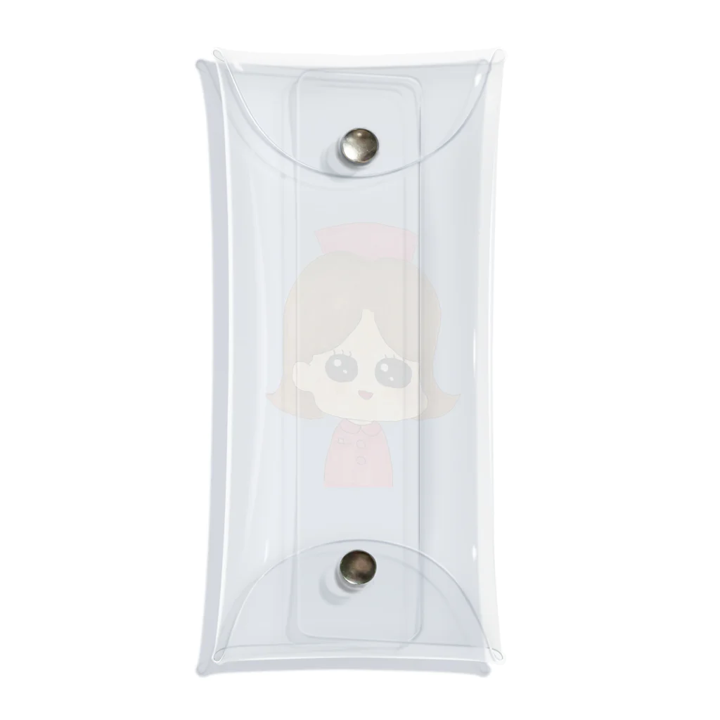 ゆるゆるSHOPの看護師ちゃん Clear Multipurpose Case