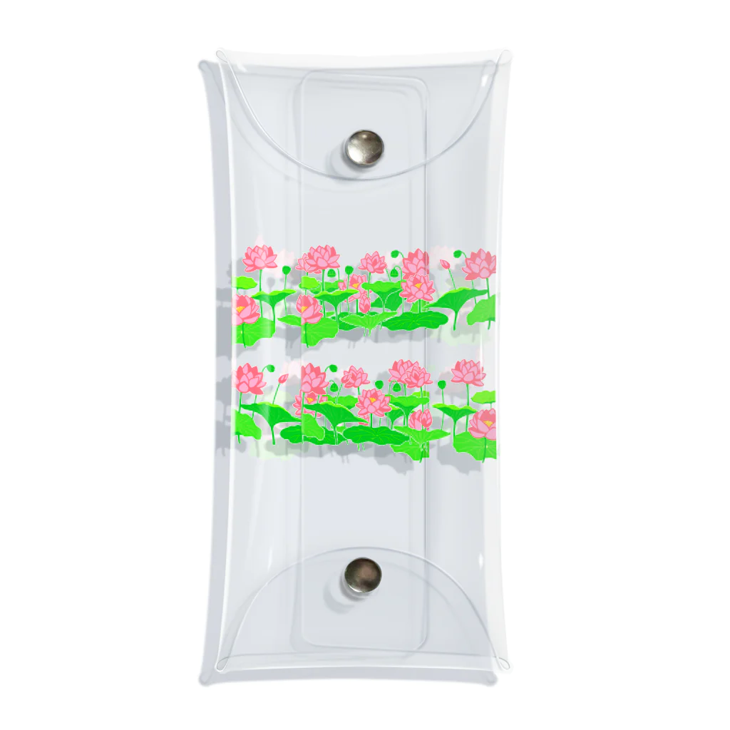 yumyamのここが蓮池になるイラスト(小さい柄) Clear Multipurpose Case