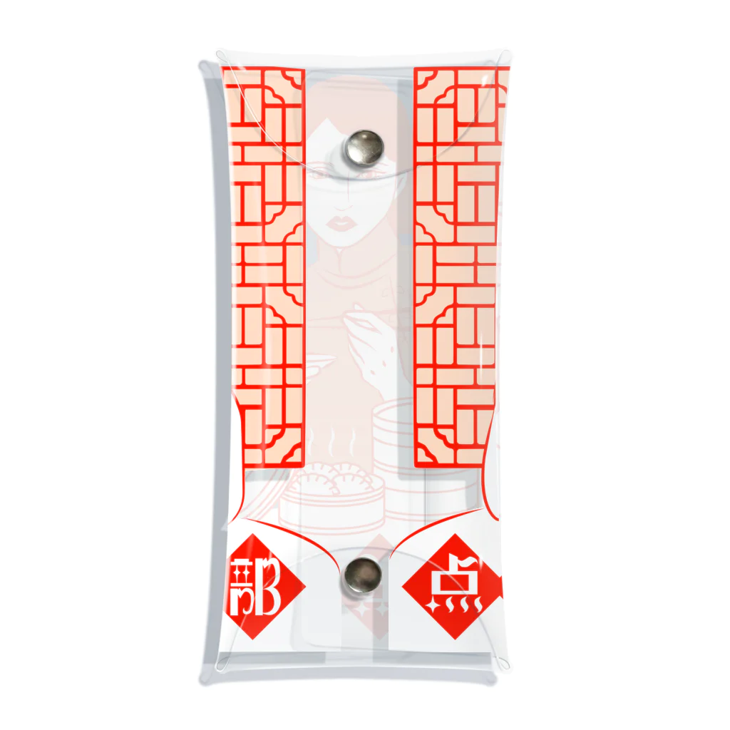 中華呪術堂（チャイナマジックホール）の点心倶楽部 Clear Multipurpose Case