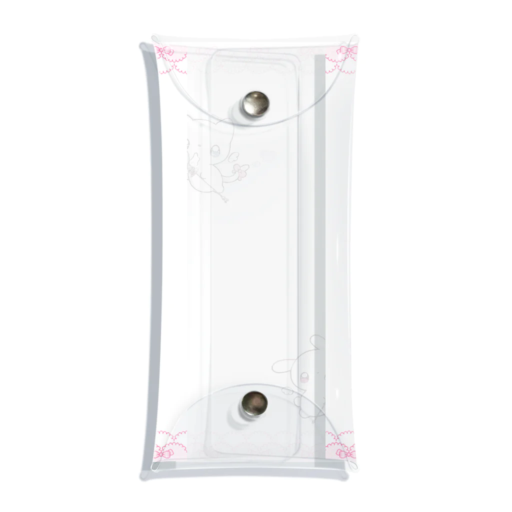 かわいいね本舗のメンヘラうさぎねこ Clear Multipurpose Case