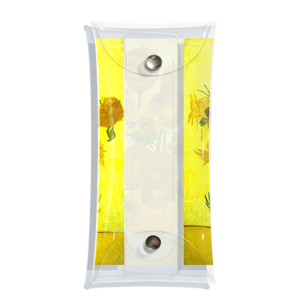 ART のゴッホ/ひまわり　Vincent van Gogh / Sunflowers Clear Multipurpose Case
