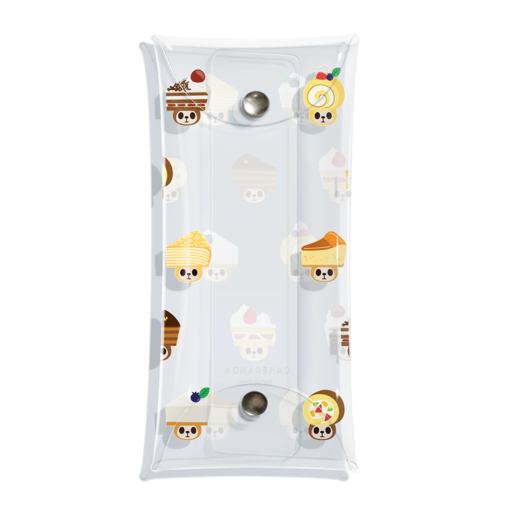 キッチュのケーキパンダ Clear Multipurpose Case