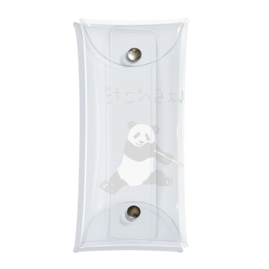 chanpeko69のはらぺこパンダ Clear Multipurpose Case