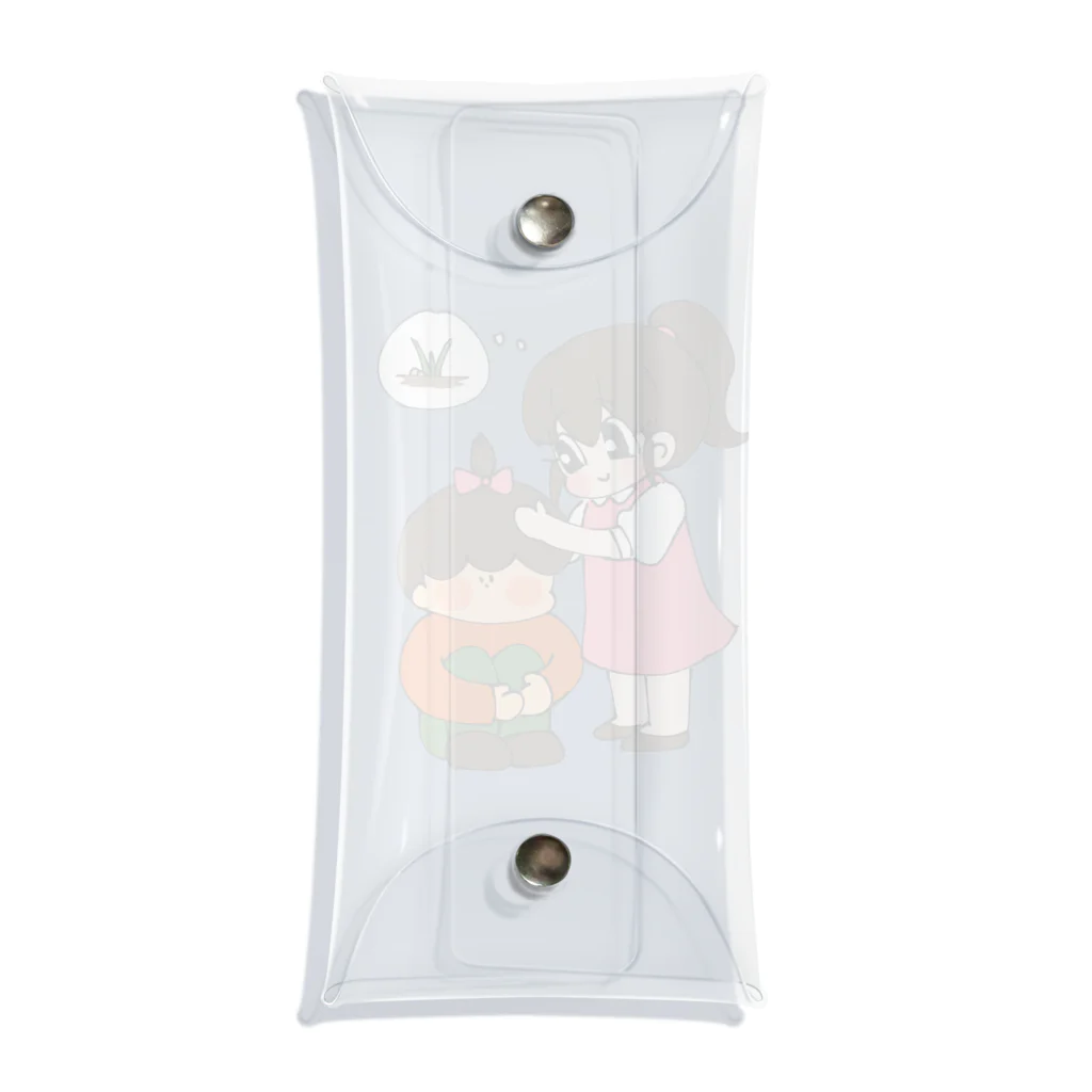 ごぼうのD.D.くんとモコちゃん(あそばれ) Clear Multipurpose Case