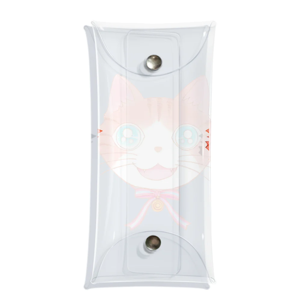 sanasanaのBlueeyes Cat Clear Multipurpose Case