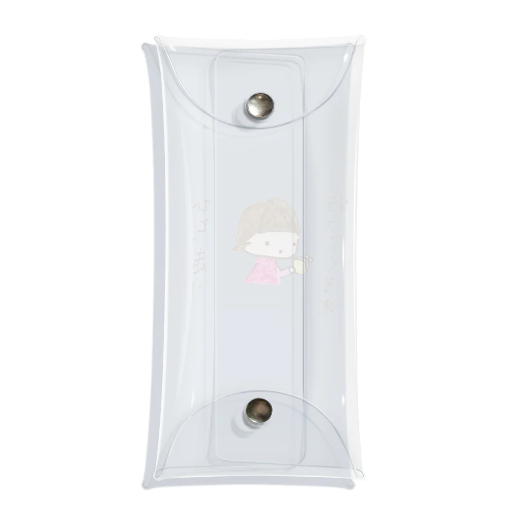 ちんちくりんのおみせの「ひとっ走り行ってくるわ」シリーズ Clear Multipurpose Case