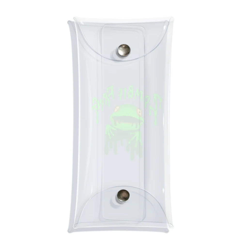 れなしやのZombie frog Clear Multipurpose Case