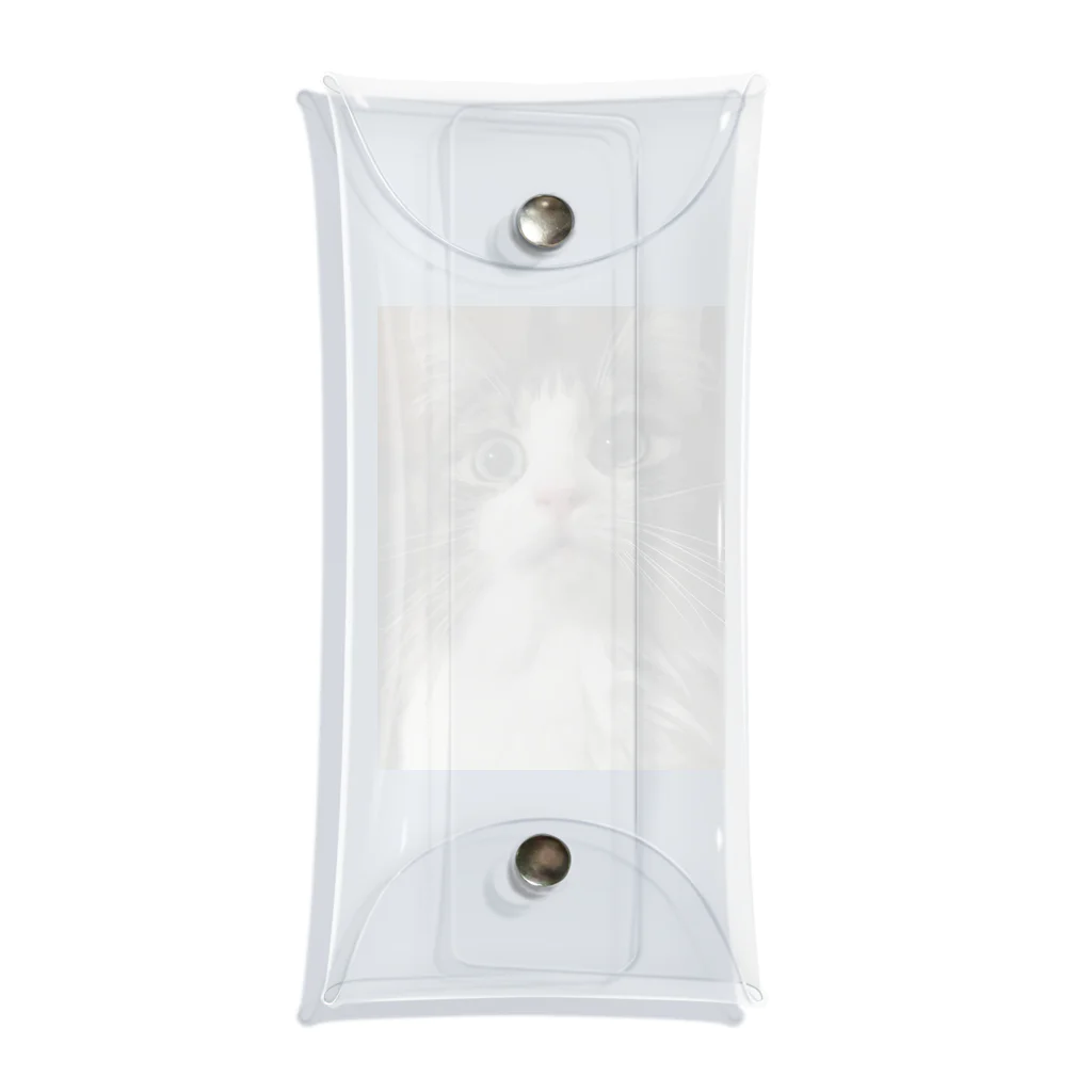 ねこねこねこのおどろきねこ Clear Multipurpose Case