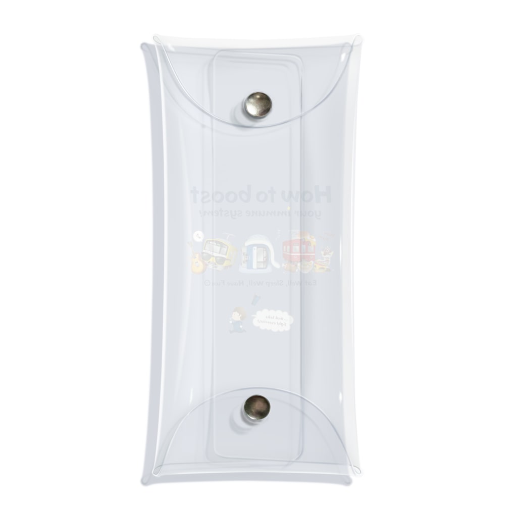 Train Kids! SOUVENIR SHOPの元気の秘訣 !  Clear Multipurpose Case
