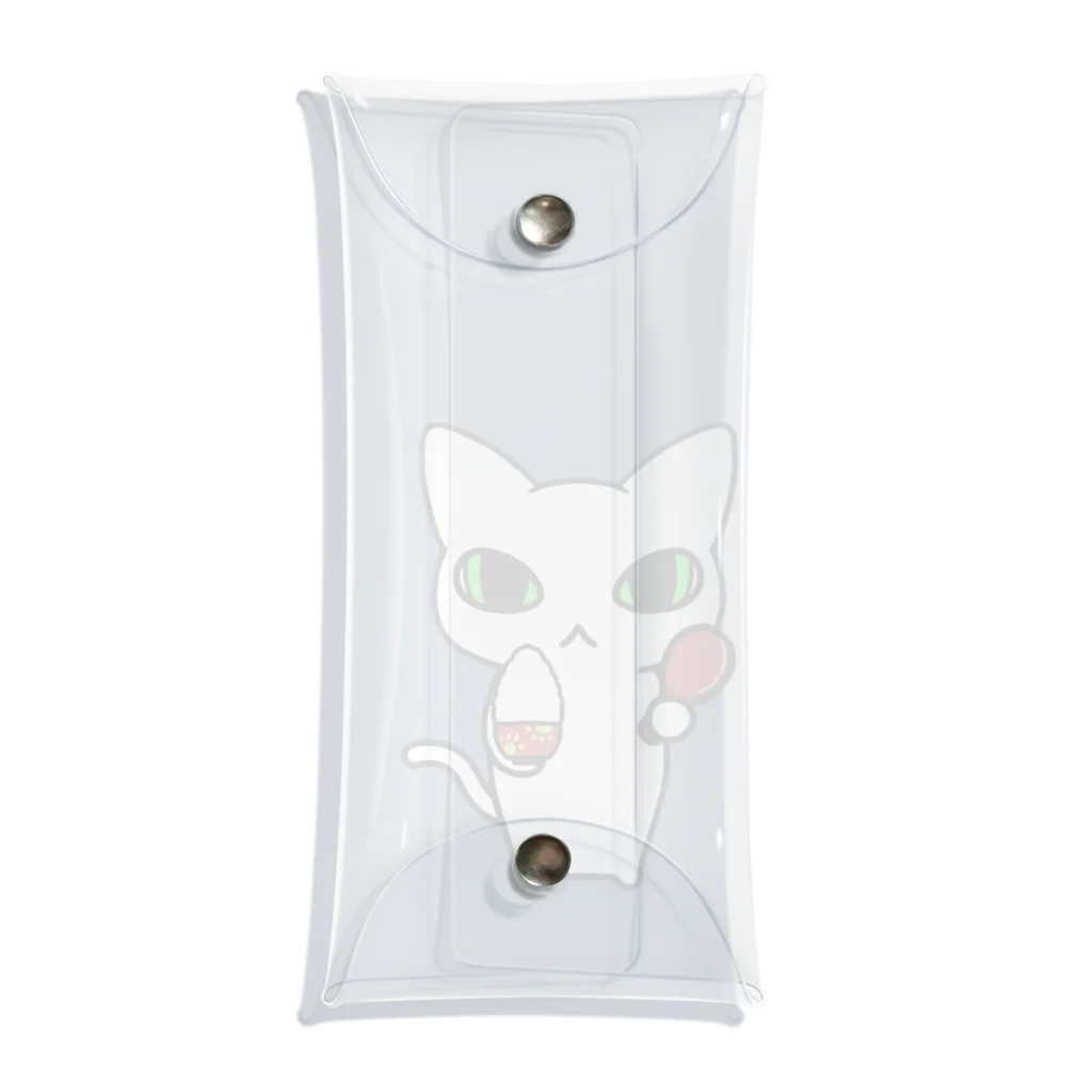 はるかのしれねこ。「ごはん。」 Clear Multipurpose Case