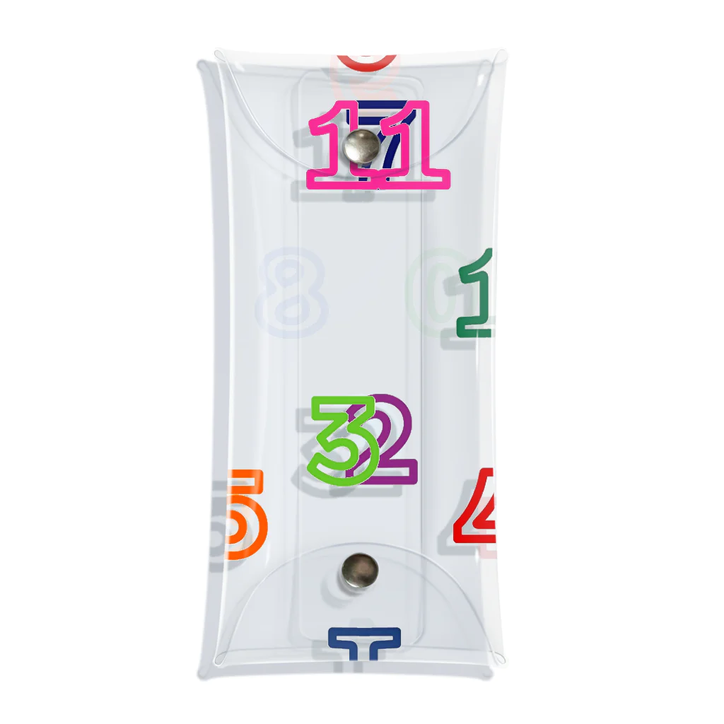 o-ka-yuのサッカーシステム「4-3-3」 Clear Multipurpose Case