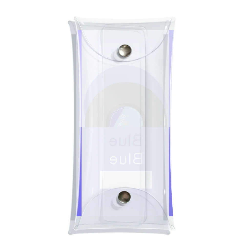 gumiの推し色★Blue レコード Clear Multipurpose Case
