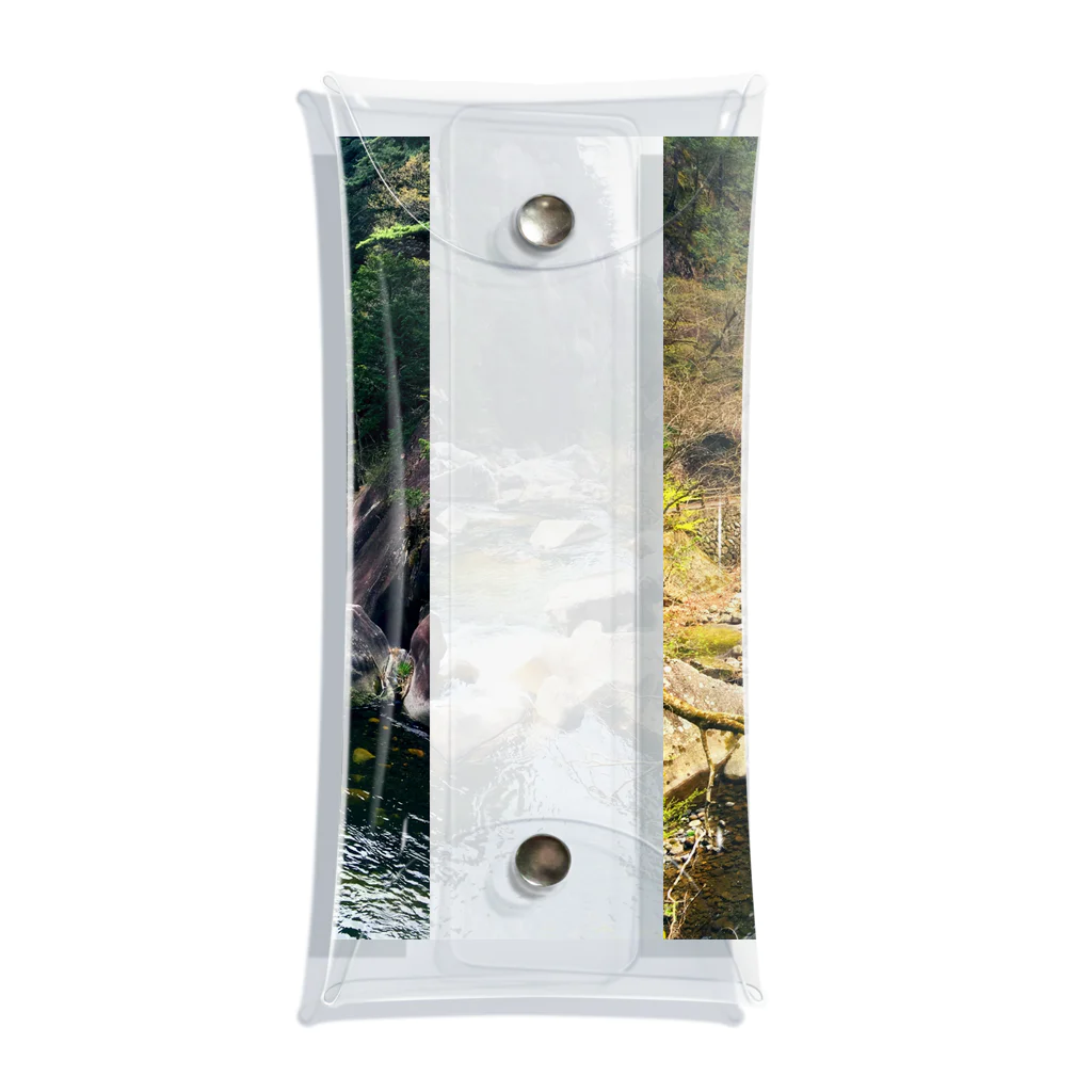 2929gawDesignShop358のRivers and waterfalls of nature Clear Multipurpose Case