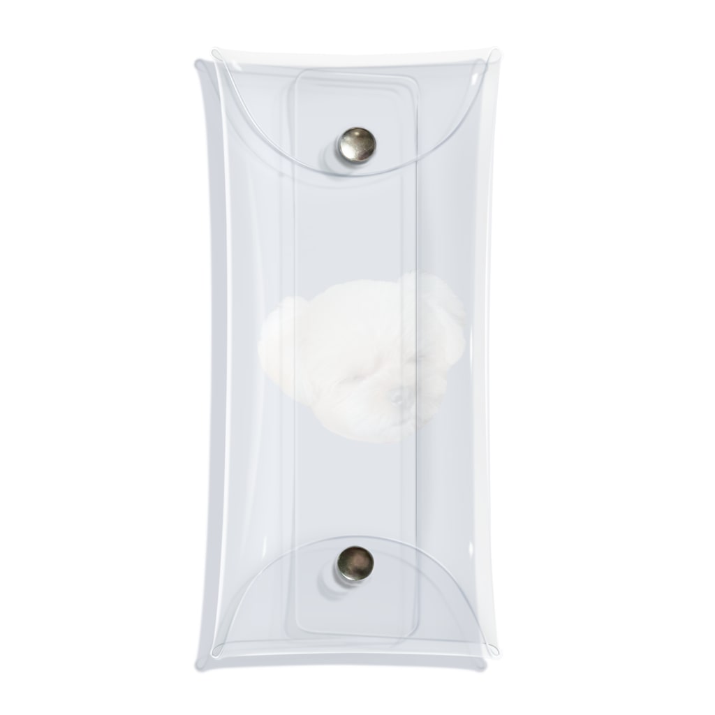 ポメラニアン×シーズーむーちゃんのポメシーむーちゃん目瞑り Clear Multipurpose Case