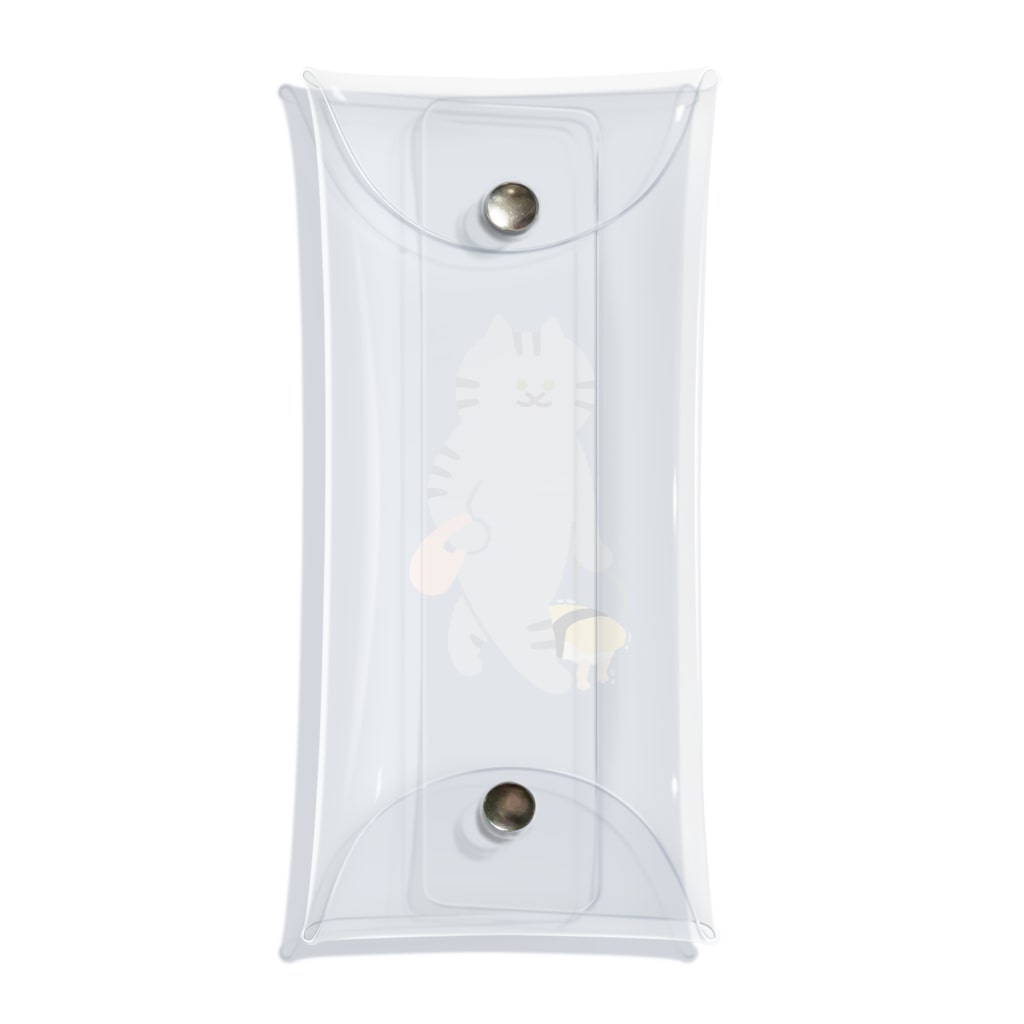 SUIMINグッズのお店のシャイな玉子握り Clear Multipurpose Case