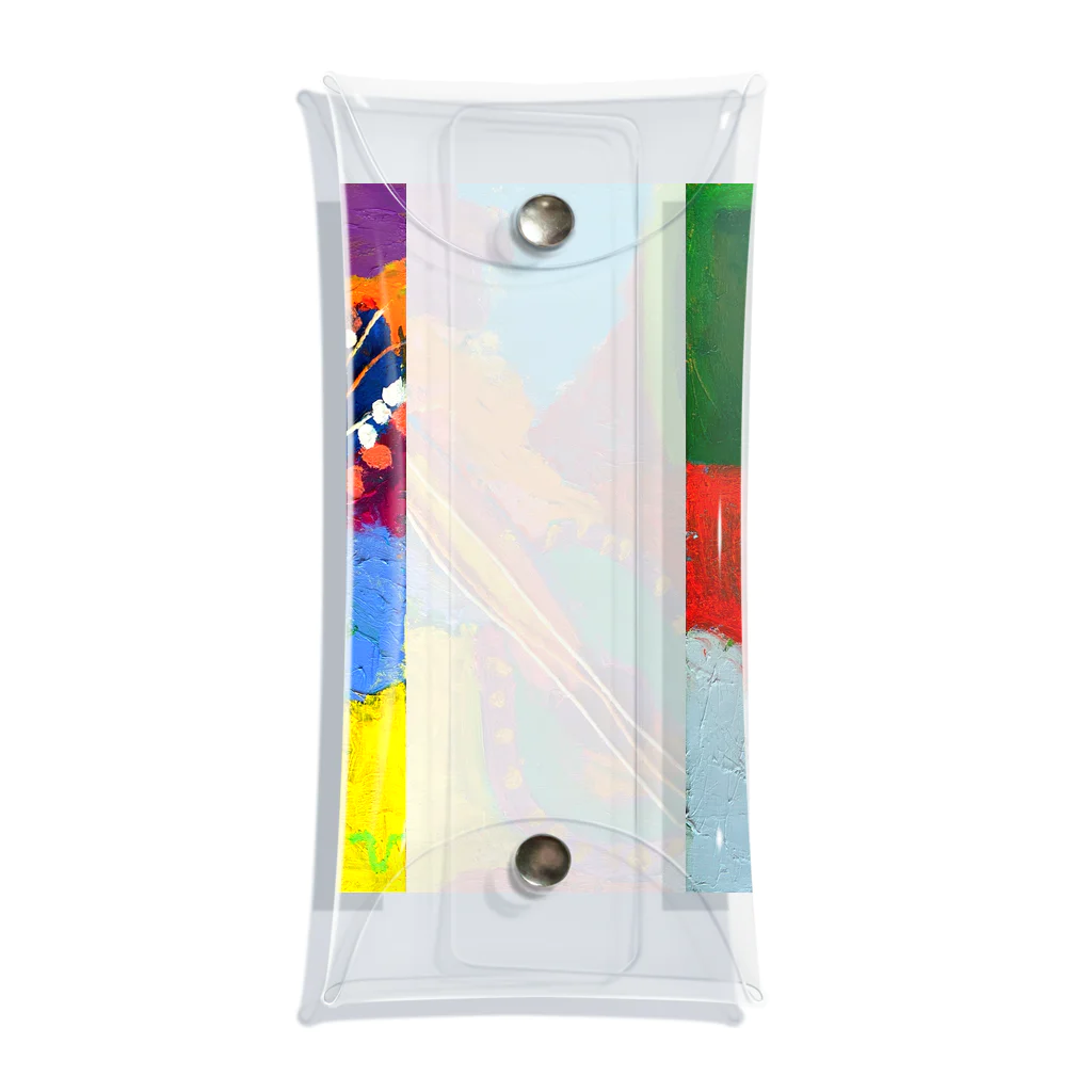 ムスメアートのOil art  Clear Multipurpose Case