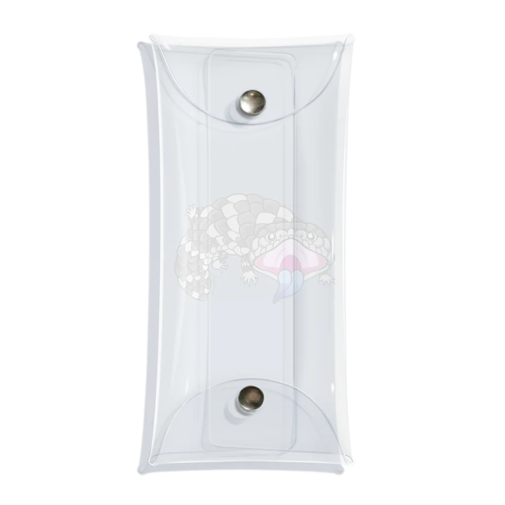 もむのふの爬虫類グッズやさんのマツカサトカゲちゃん Clear Multipurpose Case