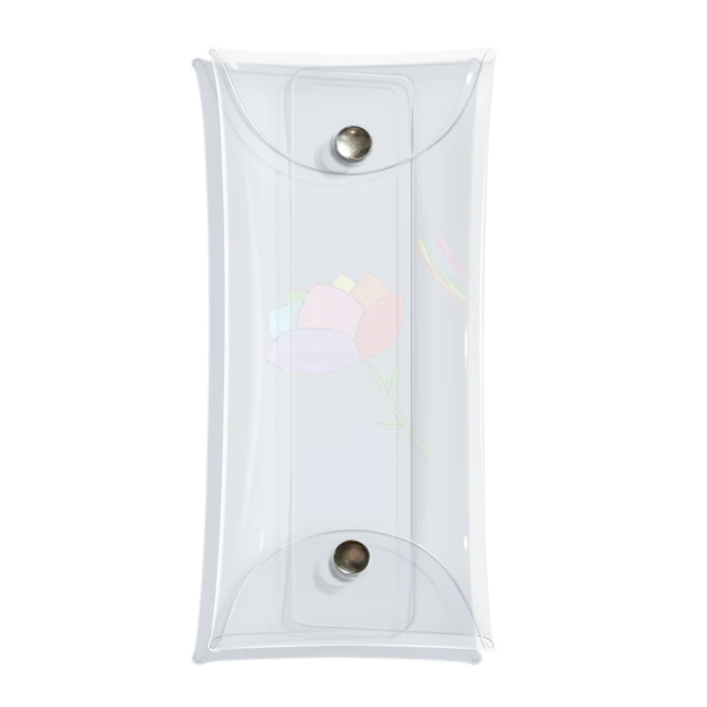 ゆら My Shopのゆらのお花 Clear Multipurpose Case