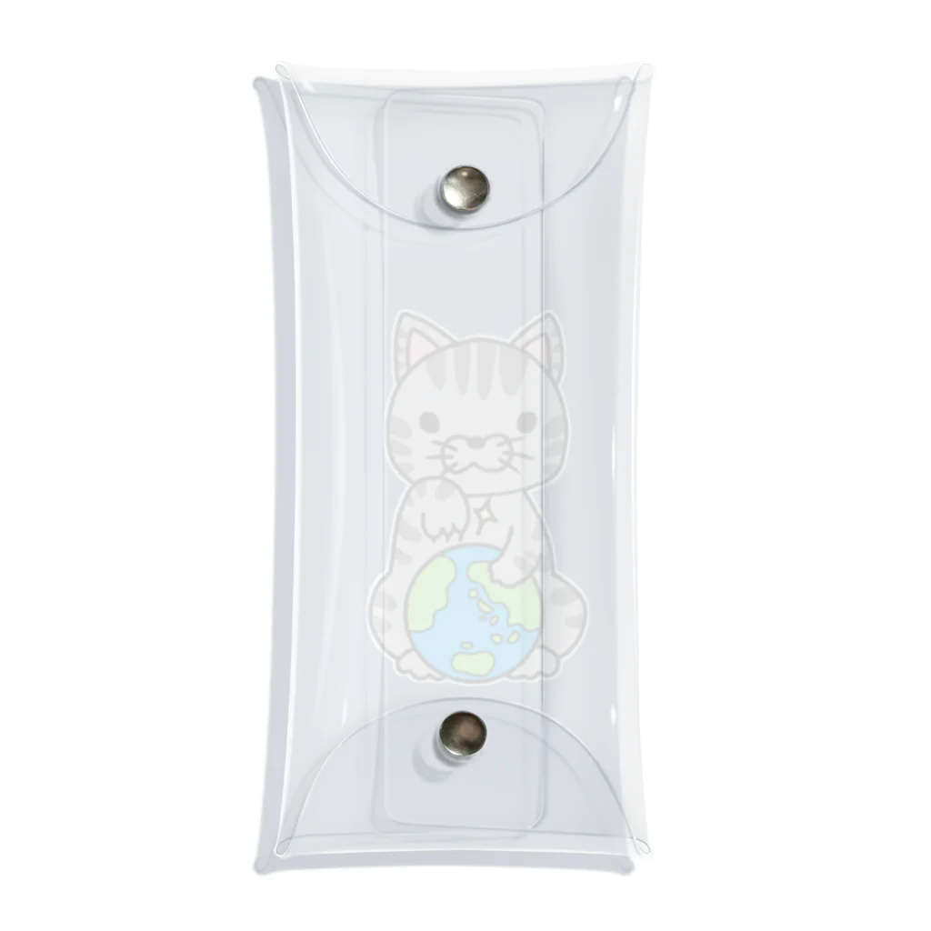 みそっこの脅してくるにゃんこ Clear Multipurpose Case