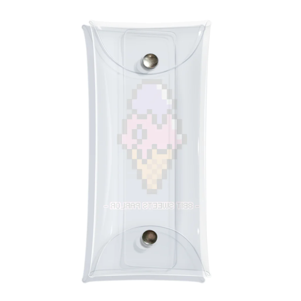 COSMICmagicalsの8bit♡アイスクリーム PK×PR Clear Multipurpose Case