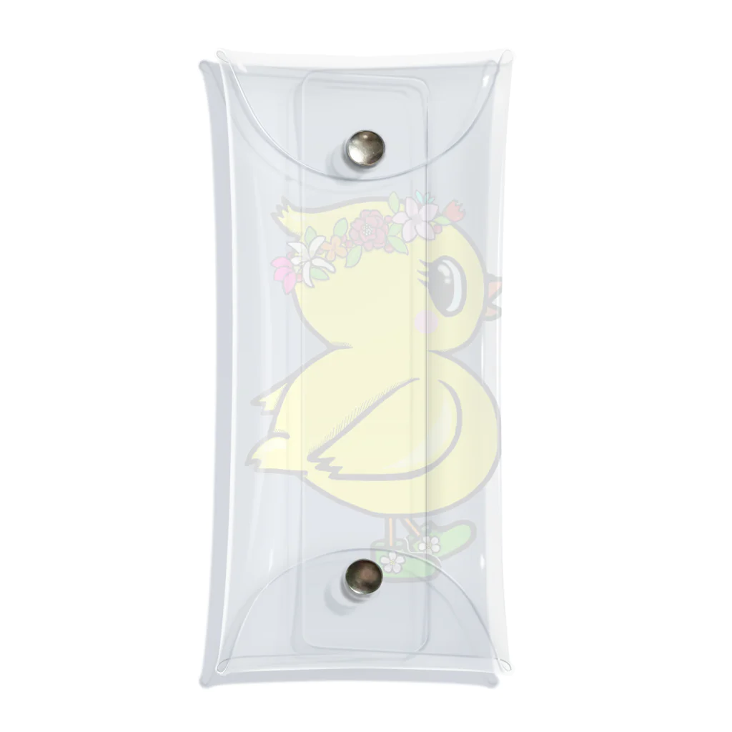 LalaHangeulの花冠ひよ子 Clear Multipurpose Case