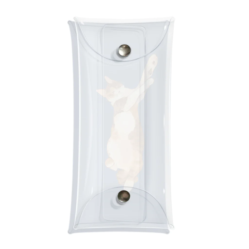 ＊3のBon Dance cat Clear Multipurpose Case